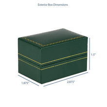 Cartier Style Double Ring Box, Vintage Collection Ring allurepack