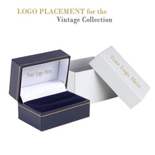 Cartier Style Double Ring Box, Vintage Collection Ring allurepack