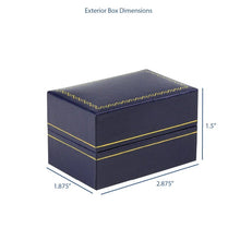 Cartier Style Double Ring Box, Vintage Collection Ring allurepack
