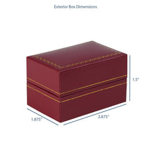 Cartier Style Double Ring Box, Vintage Collection Ring allurepack