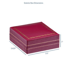 Cartier Style T-Bar Earring Box, Vintage Collection Earring allurepack