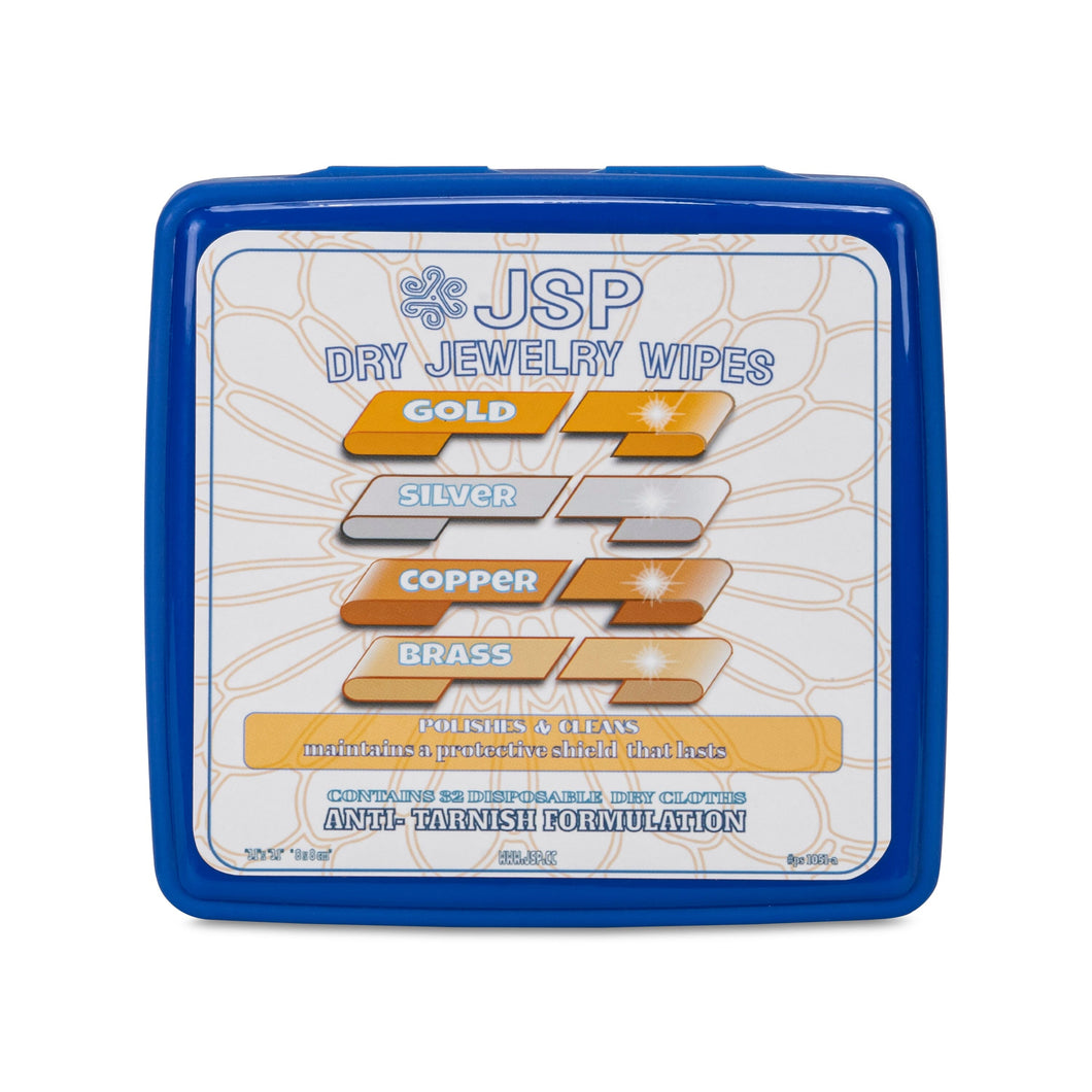 Dry Jewelry Disposable Wipes (32 Pack) Cleaning Allurepack