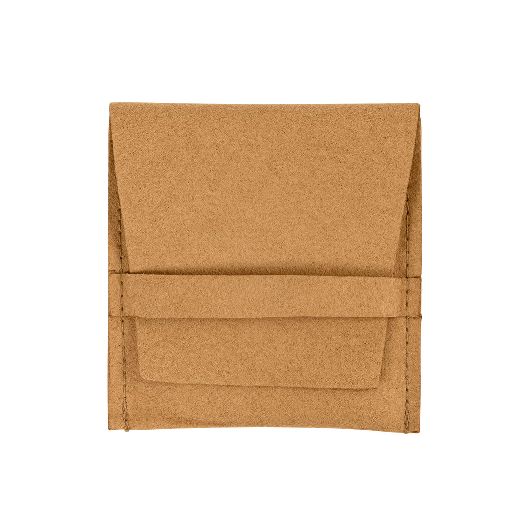 Microfiber Folded Pouch W/ Insert - Small Pouch PF33-CM Camel 12 Allurepack
