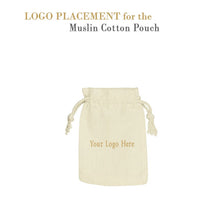 Muslin Cotton Pouch - Large Pouch Allurepack