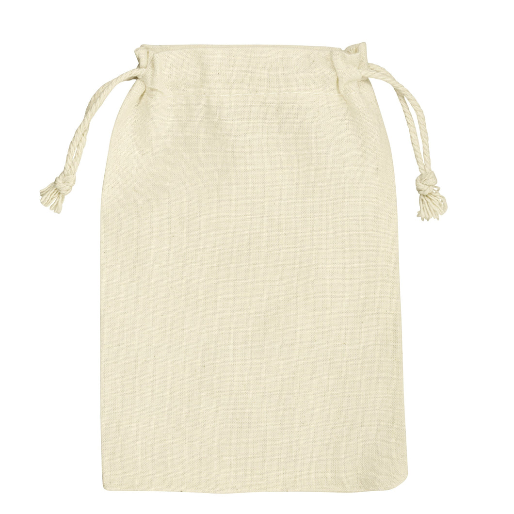 Muslin Cotton Pouch - Large Pouch PT46-NT Natural 20 Allurepack