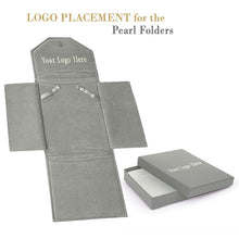 Small Suede Pearl Folder folder allurepack