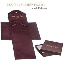 Small Suede Pearl Folder folder allurepack