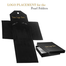 Small Suede Pearl Folder folder allurepack