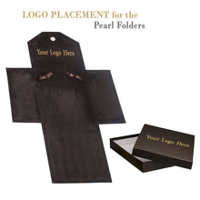 Small Suede Pearl Folder folder allurepack
