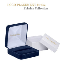 Velveteen Double Ring Box, Echelon Collection Ring allurepack