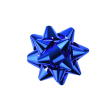 2 3/8" Metallic Gift Bows (100 Pack) Bows BO30-BL Blue Allurepack