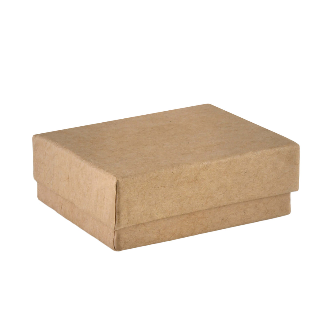 Cotton-Filled Ring Box, Uniform Collection Ring UN21-KF Kraft 100 allurepack