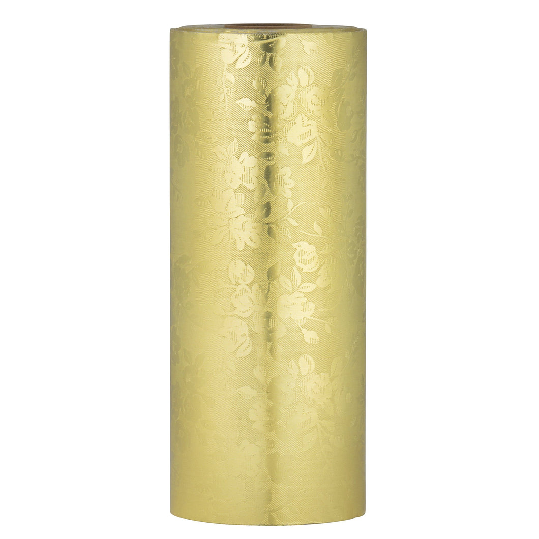 Floral Gold Wrapping Paper 7.5