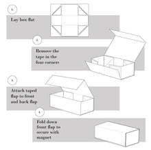 Foldable Magnetic Box 6 X 6 Box Allurepack