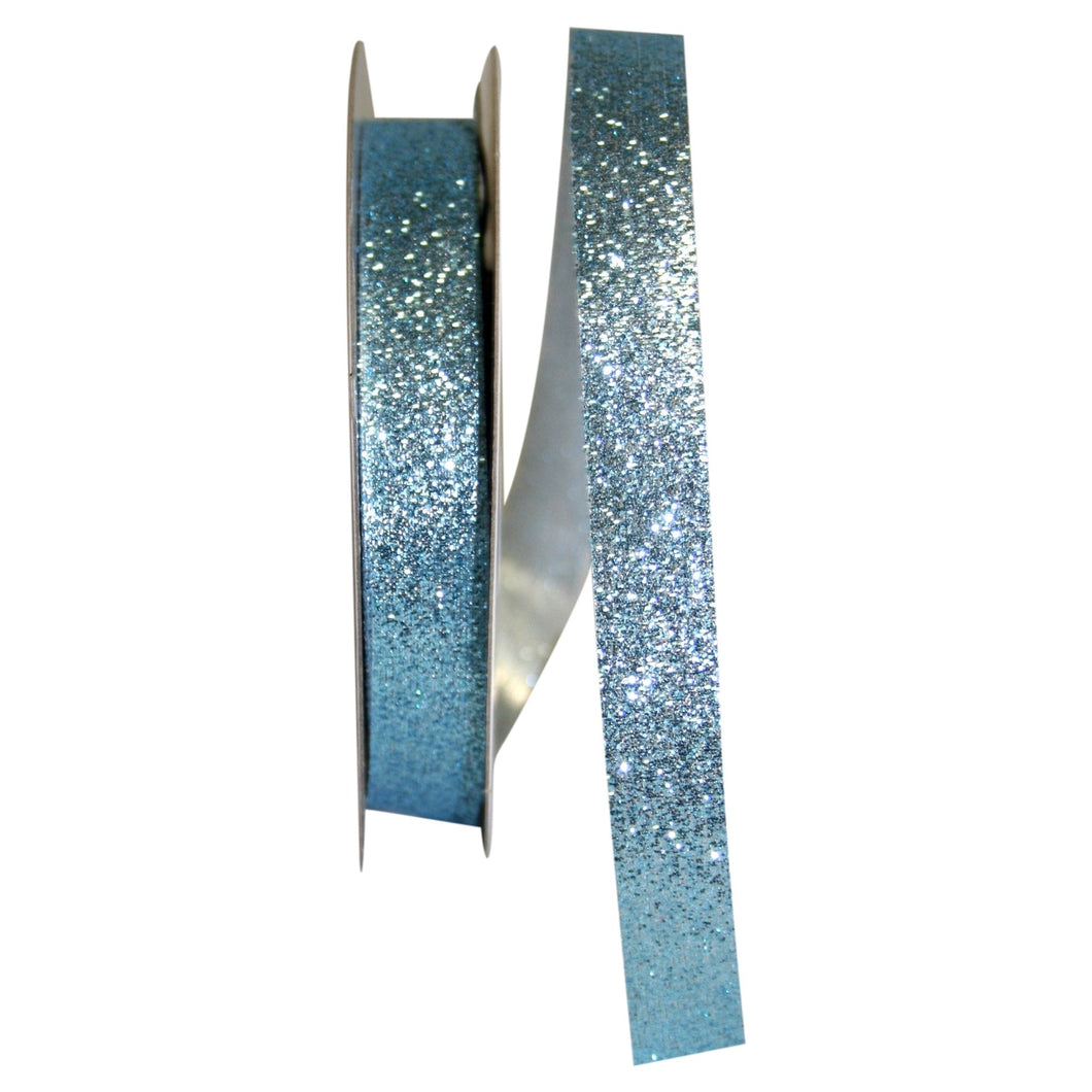 Holiday Glitter All Ribbon - Light Blue Holiday Ribbon Allurepack