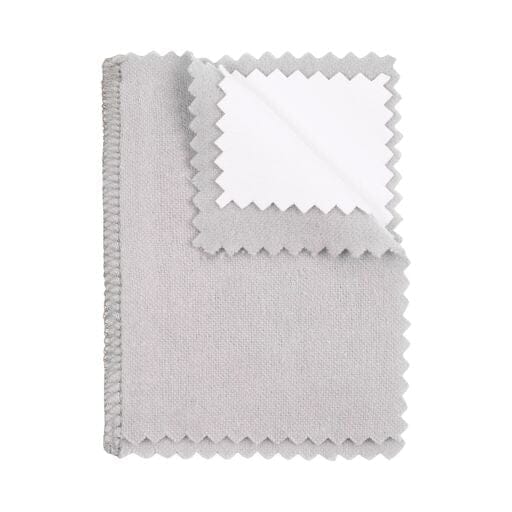 Jewelers Polishing Cloth - 10x10 Gray/White Cleaning TS-CL10-GR 1 Allurepack