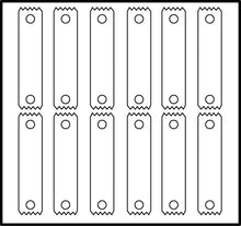 Jewelry Roll for Rings (12 Tubes) Jewelry Roll allurepack