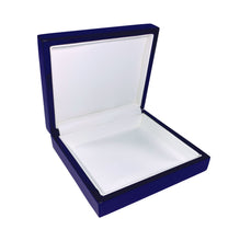 Luxury Wooden Lacquered Flat Pad Box, Imperial Collection universal IM58-BL Blue 12 allurepack