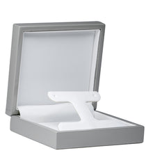 Luxury Wooden Lacquered Large T-Bar Earring Box, Imperial Collection Earring IM28-G-SL Silver 12 allurepack