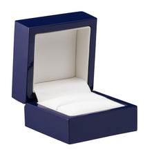 Luxury Wooden Lacquered Ring Box, Imperial Collection ring IM10-BL Blue 12 allurepack