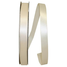 Premium Single Face Satin Ribbon 5/8" x 100 Yards Ribbon R-SP58-CR Cream 1 Allurepack