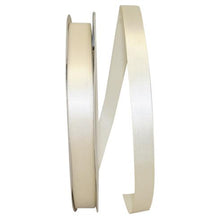 Premium Single Face Satin Ribbon 5/8" x 100 Yards Ribbon R-SP58-IV Ivory 1 Allurepack