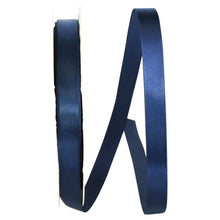 Premium Single Face Satin Ribbon 5/8" x 100 Yards Ribbon R-SP58-NB Navy 1 Allurepack