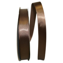 Premium Single Face Satin Ribbon 7/8" x 100 Yards Ribbon R-SP78-BN Brown 1 Allurepack