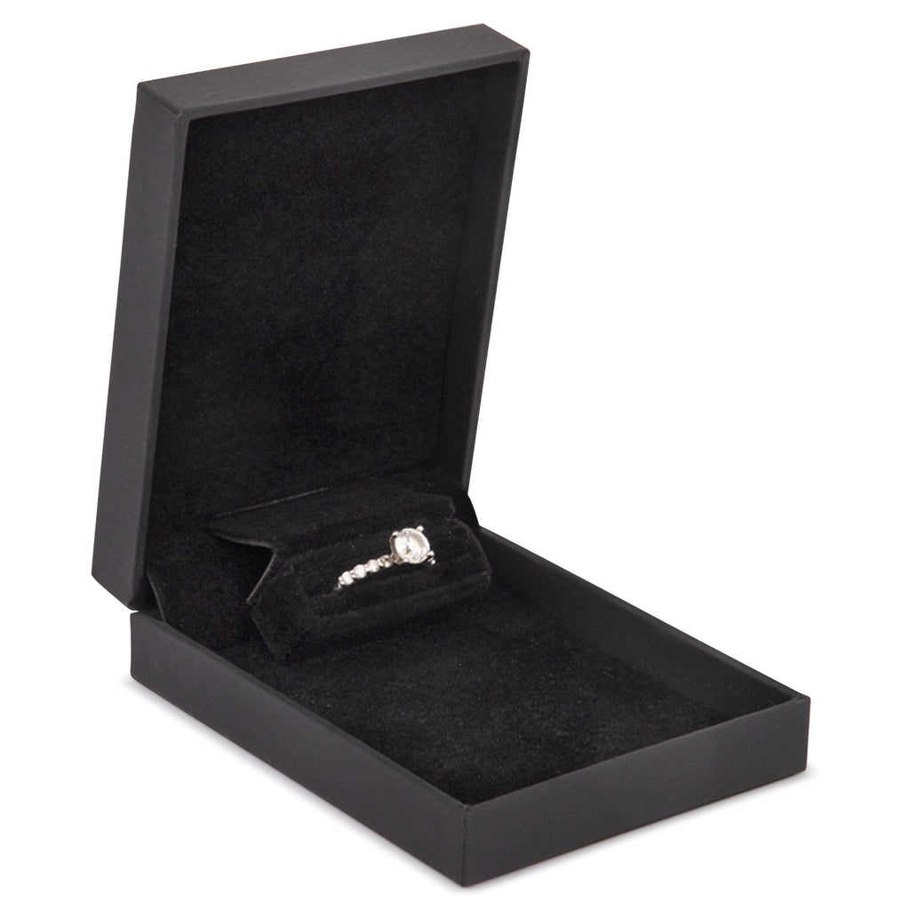 Proposal Ring Box Small Engagement Ring Boxes Imprint for Custom