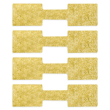 Rectangle Paper Jewelry Tags (Shark Skin comparable) Pkg 1,008 Price Tags TS-TA721 Gold Allurepack