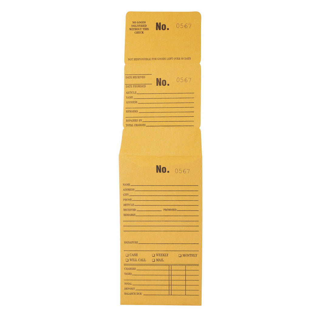Jewelry Repair Envelopes, 50016000 w/ Layaway, Kraft, Box of 1,000