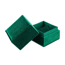 Velvet Earring Box, Forever Collection earring FR20-GN Green 12 Allurepack