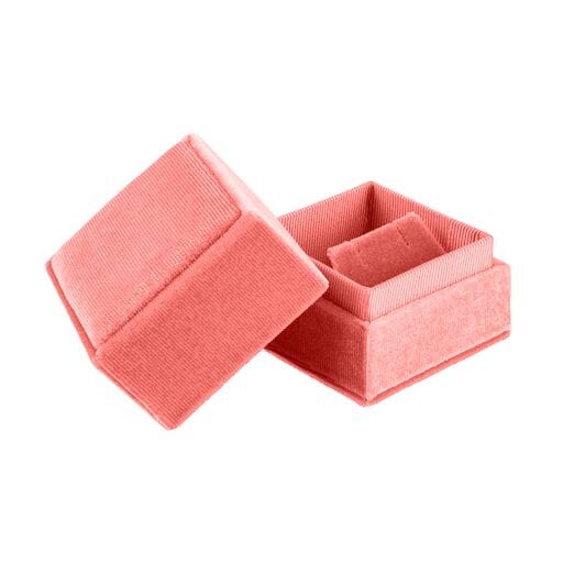 Velvet Earring Box, Forever Collection earring FR20-PK Pink 12 Allurepack