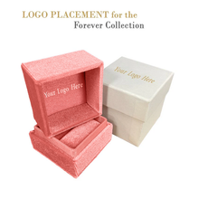 Ribbed Velvet Ring Box, Forever Collection