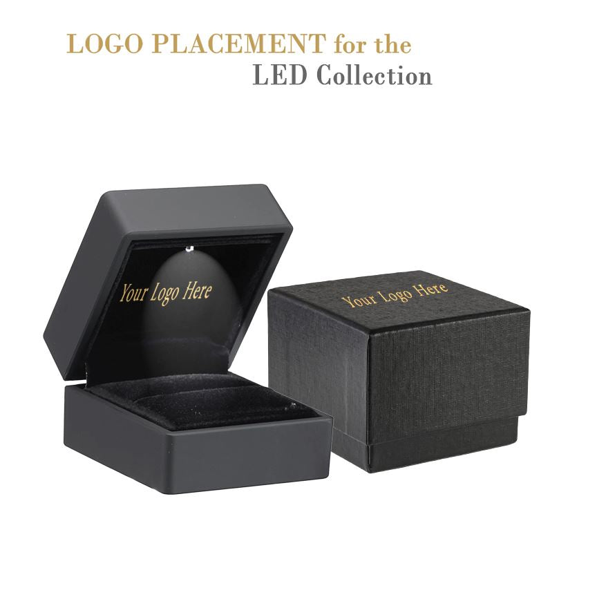 Black LED Light Ring Boxes | Ring Gift Box with Light | LED Collection