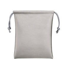 Brushed Leather Pouch - Large Pouch PB45-GR Steel Grey 12 Allurepack