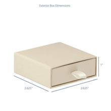 Cardboard Drawer Earring/Pendant Box, Sleek Collection Earring/Pendant Allurepack