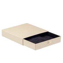 Cardboard Drawer Necklace Box, Sleek Collection Necklace SK80-NT Natural 12 Allurepack