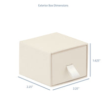 Cardboard Drawer Ring Box, Sleek Collection Ring Allurepack
