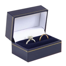 Cartier Style Double Ring Box, Vintage Collection Ring allurepack