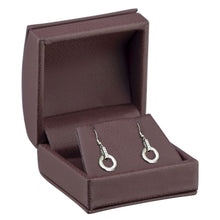 Dome Leatherette Earring Box with outer Bow Box, Splendor Collection Earring Allurepack