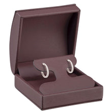 Dome Leatherette T-Bar Earring Box with outer Bow Box, Splendor Collection Earring Allurepack