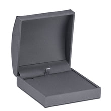 Dome Top Leatherette Large Earring/Pendant Box with outer Bow Box, Splendor Collection Pendant Allurepack