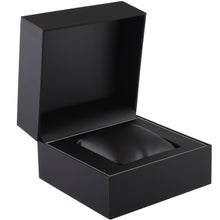 Elevated Soft Touch Paper Watch Box, Time Collection Watch WT02-BK Black 12 allurepack