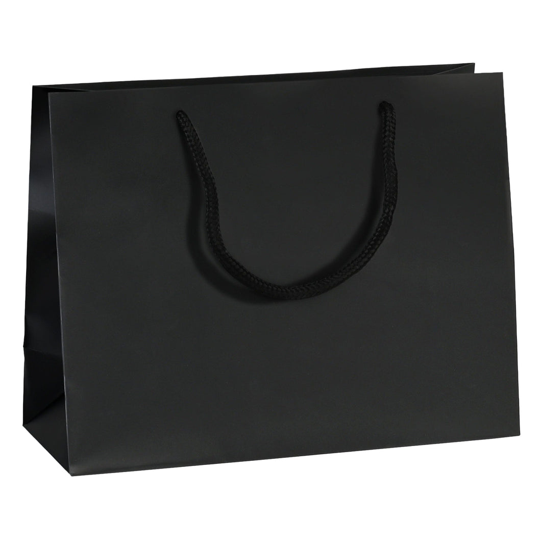 Euro Tote Bag, Matte – Landscape Cub Size Large Bag BT218-BK Black 50 Allurepack