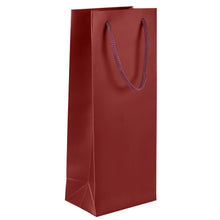 Euro Tote Bag, Matte – Wine Size 5"x3.5"x13" Bag BT253-BY Burgundy 50 allurepack