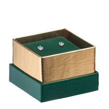 Gold Accented Cardboard Earring Box, Legacy Collection Earring allurepack