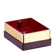 Gold Accented Cardboard Pendant Box, Legacy Collection Pendant allurepack