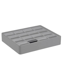Leatherette Loose Pads for Stackable 16 Earrings Pad Small Tray - 6 Pack Showcase Tray allurepack