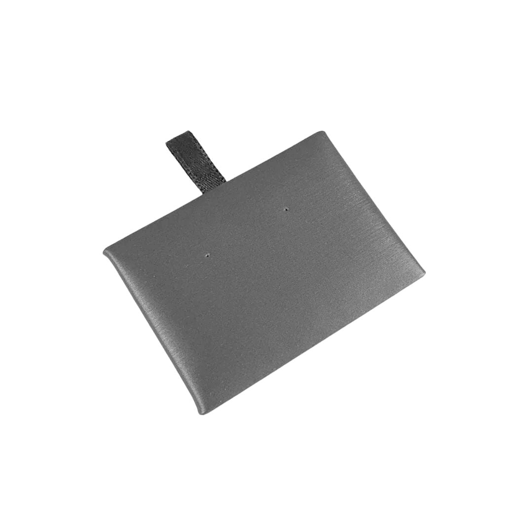 Leatherette Loose Pads for Stackable 25 Earring Pad Large Tray - 6 Pack Showcase Tray P-DTL20-BG Black / Grey 1 allurepack